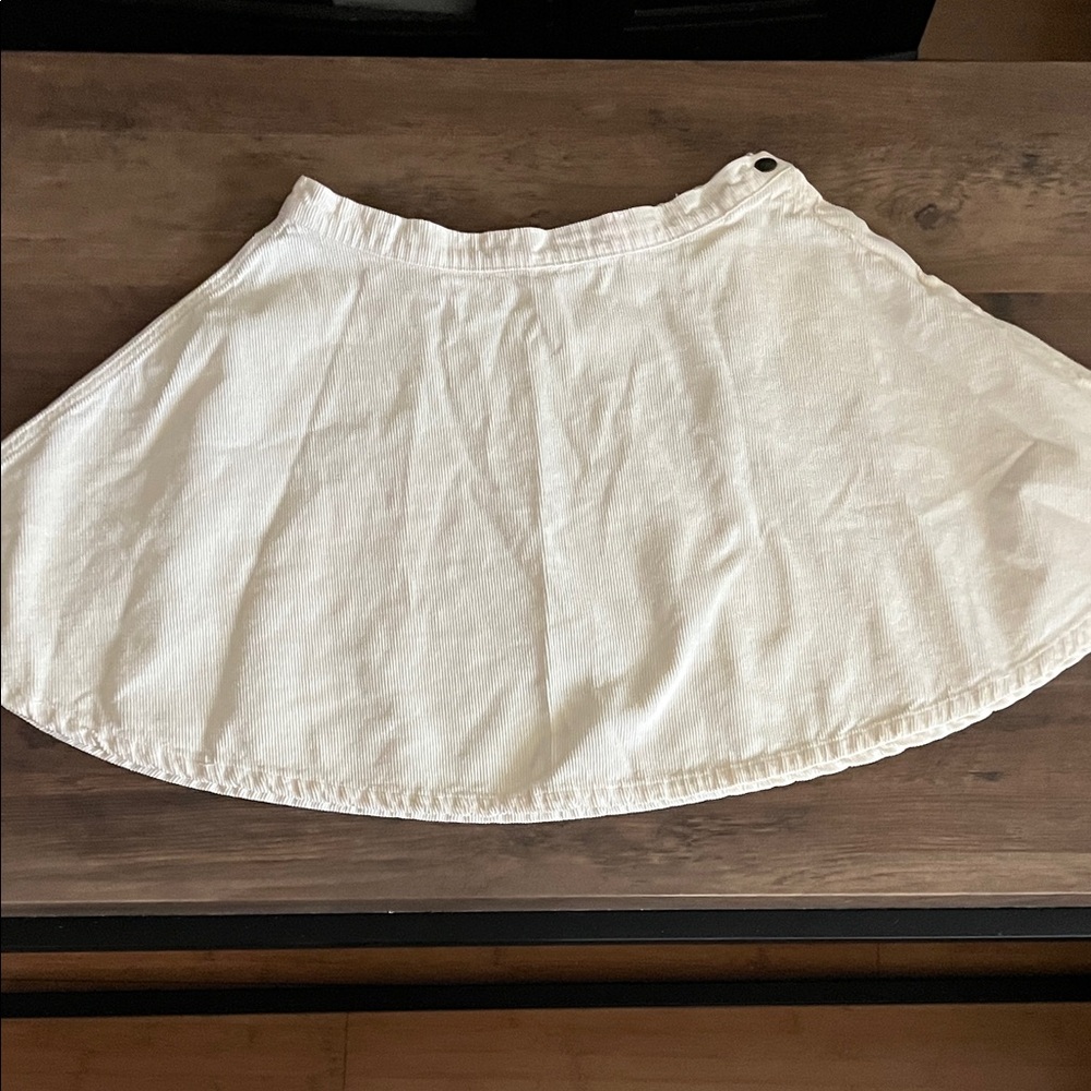 American Apparel Cream Circle Skater Skirt